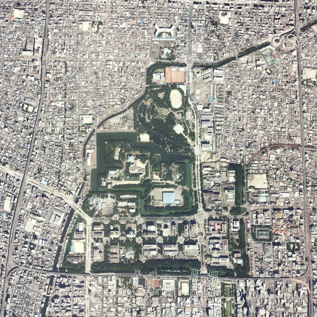令和元年の名城公園　航空写真